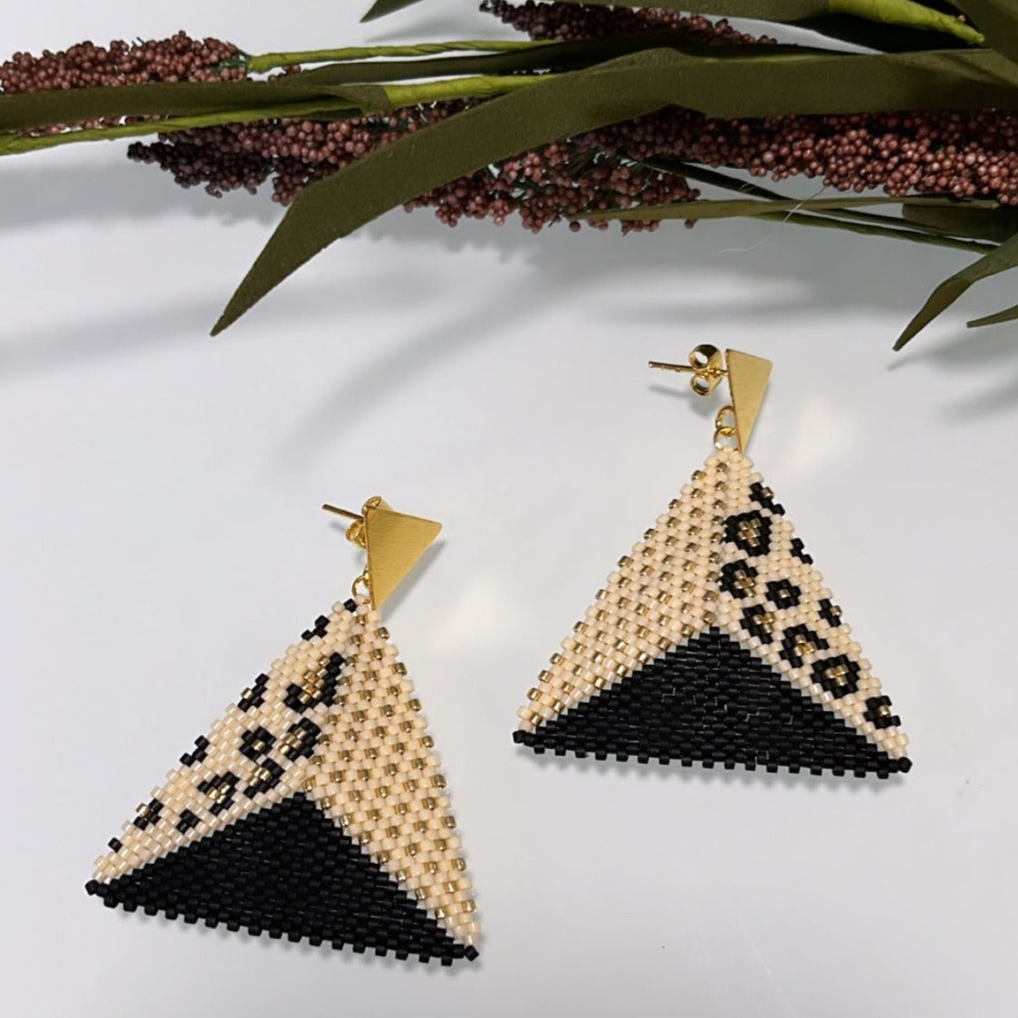 Wild Elegance Beaded Earrings