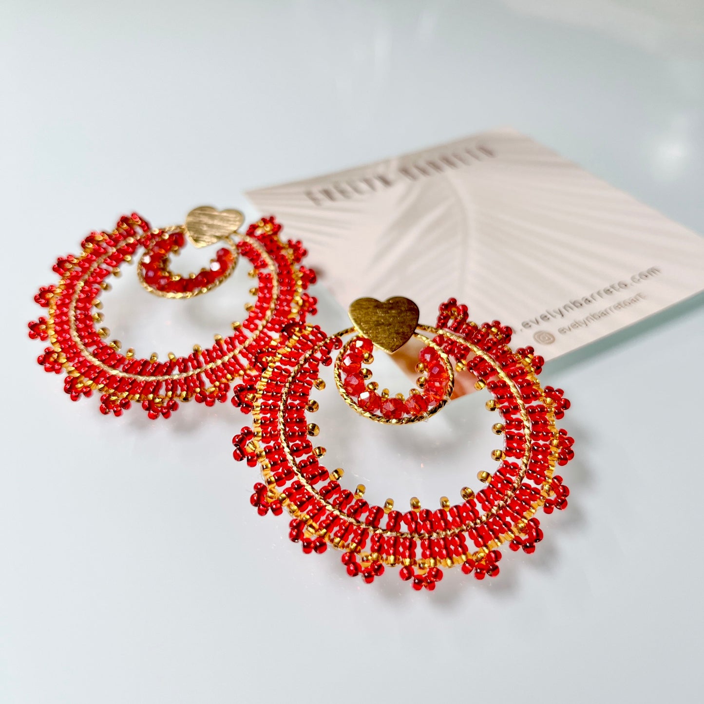 Red Julie Earrings