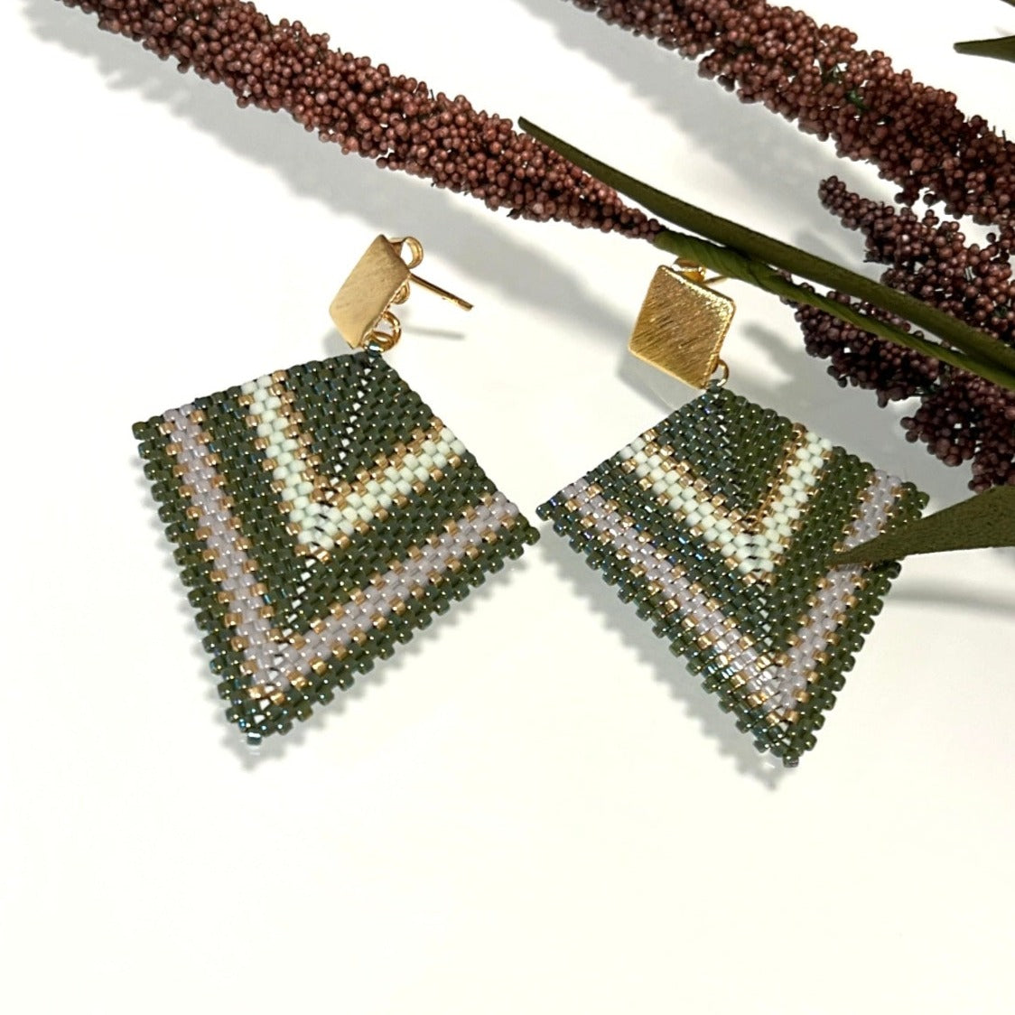Green Sahara Earrings