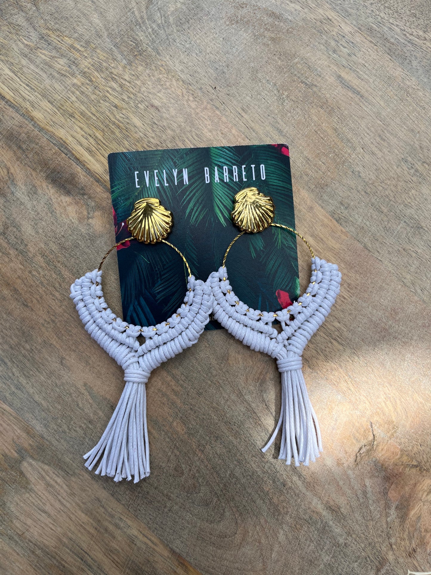 Aria Statement Macrame earrings