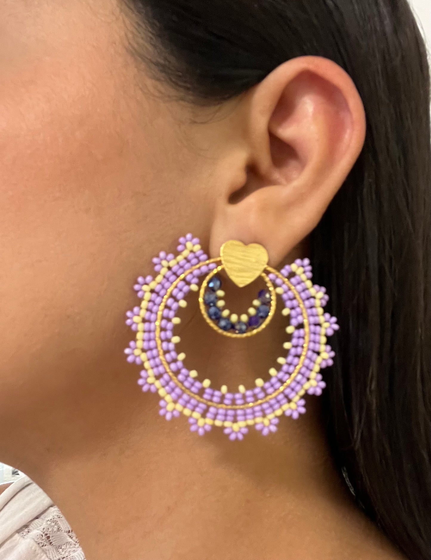 Lavender Julie Earrings