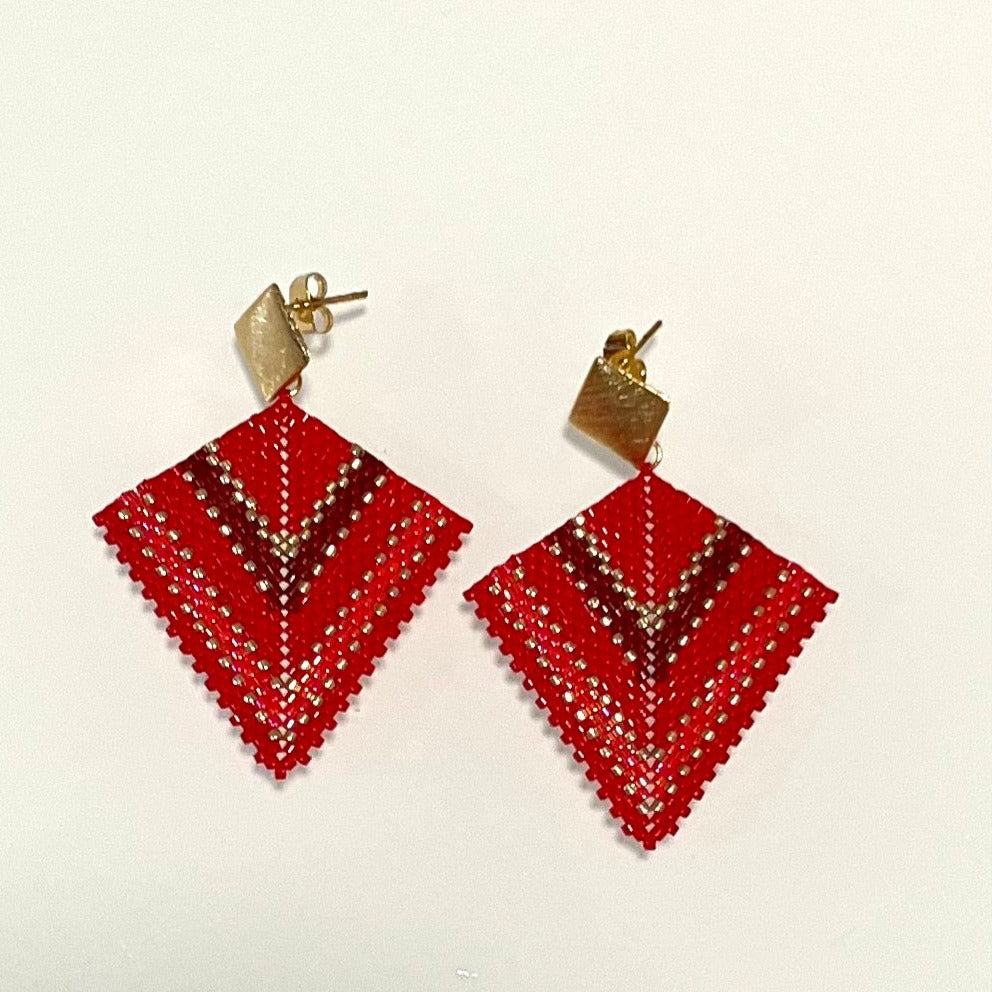 Red Sahara Earrings